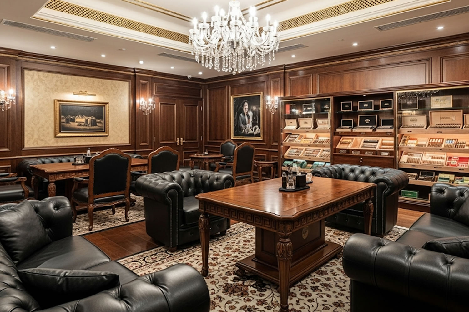 smoking room
